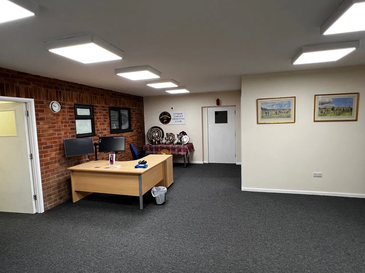 Duty Officer desk at Pinhoe TSC — every visit starts here.