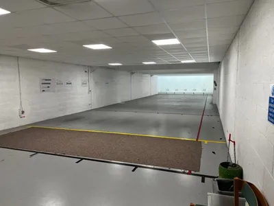 Pinnbrook Left Range at Pinhoe TSC — 25 yard/metre prone rifle range.